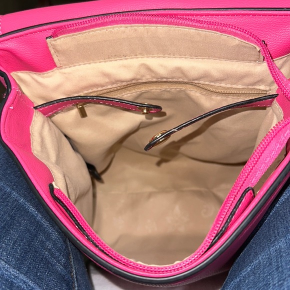 Pink Malibu Skye Vegan Leather Backpack Bag - Picture 6 of 6